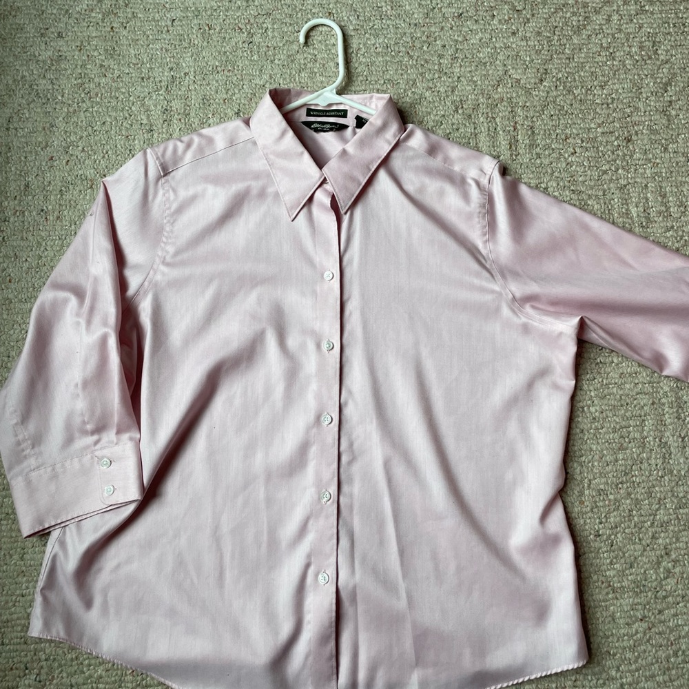 Eddie Bauer 3/4 Sleeve Wrinkle Free Shirt